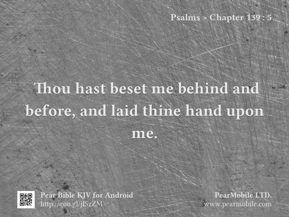 Psalms, Chapter 139:5
